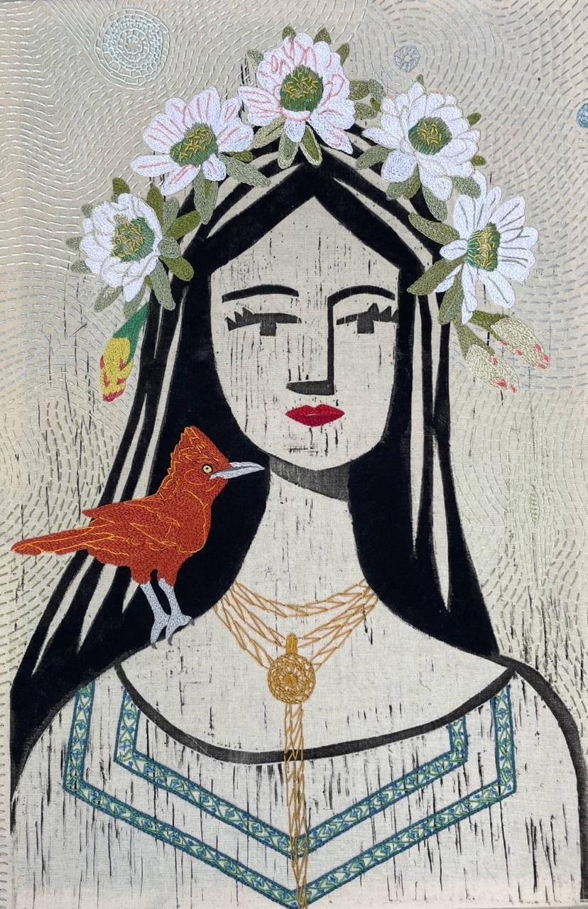 Damiana e sua casaca de couro