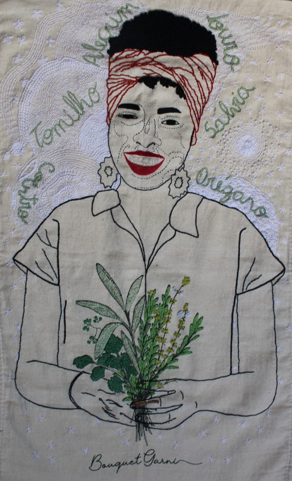 Coentro, louro, alecrim